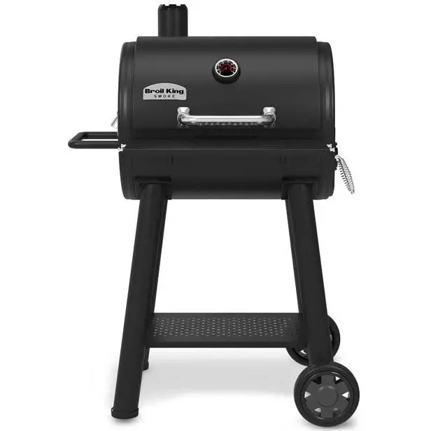 Broil King Regal Charcoal 400 Grill & Smoker – Classic Barrel-Style Charcoal Cooker 1