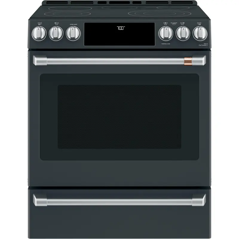 Café 30-Inch Wifi-Enabled Slide-In Electric Range With Smart Connectivity 1