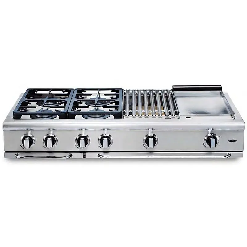 Capital 48-Inch Commercial Gas Rangetop With Four Burners 1