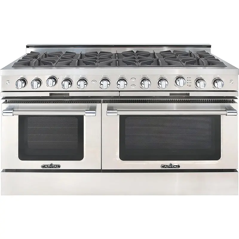 Capital 60-Inch Freestanding Gas Range — 10-Burner Configuration Cgsr6010-N 1