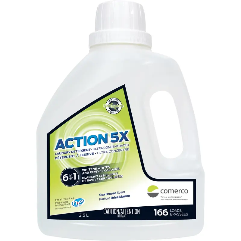 Comerco 2.5 L Concentrated Laundry Detergent – Action 5X Formula, Model 3313.10701 1