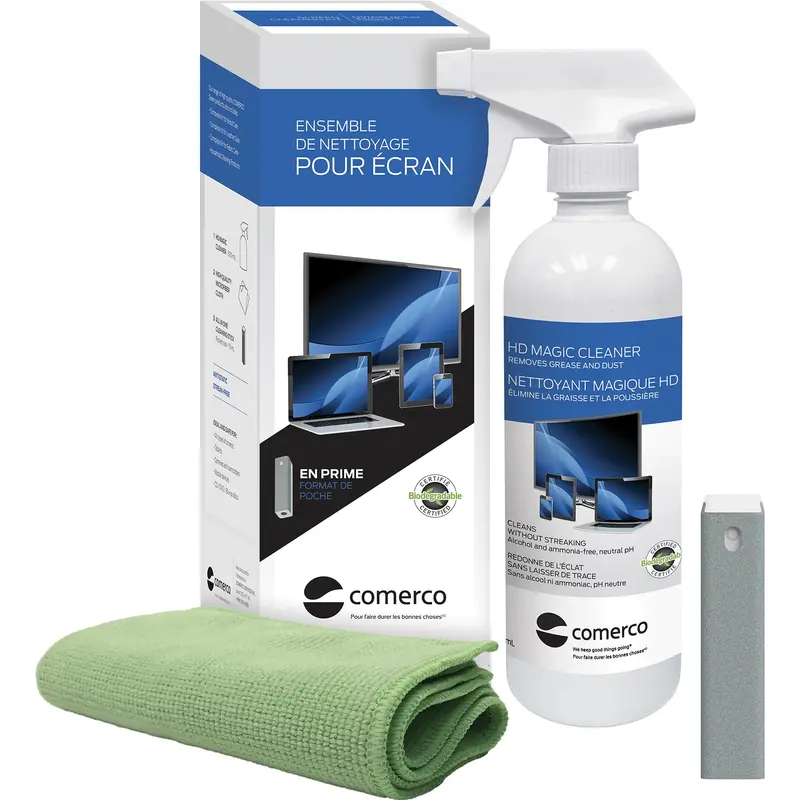 Comerco 4311.10401 Screen Cleaning Kit With Microfiber Cloths 1