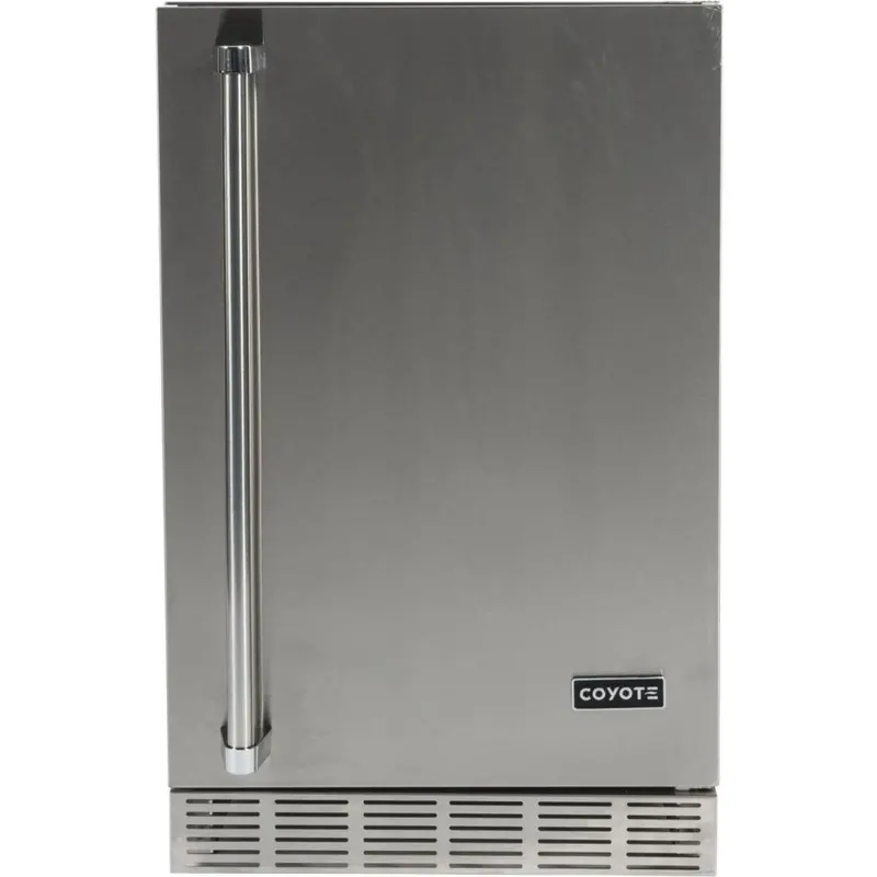 Coyote 21-Inch Outdoor All-Refrigerator – 4.1 Cu Ft, Right-Hand Hinge 1