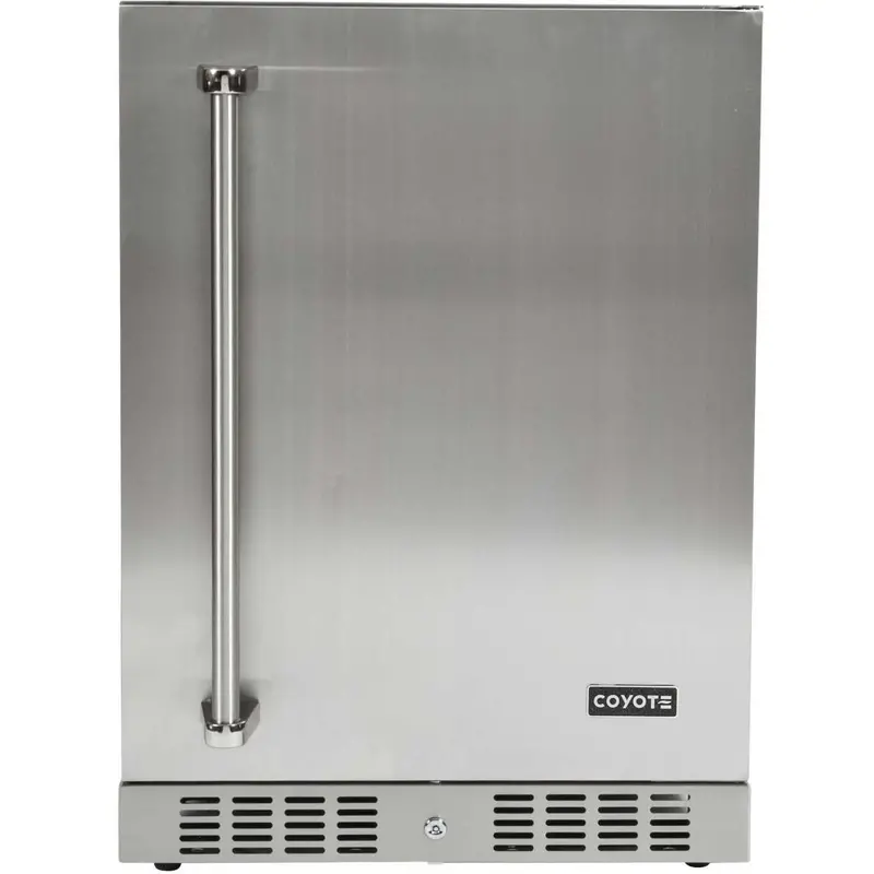 Coyote 24-Inch Outdoor All-Refrigerator – 5.5 Cu Ft, Right-Hand Hinge Model 1