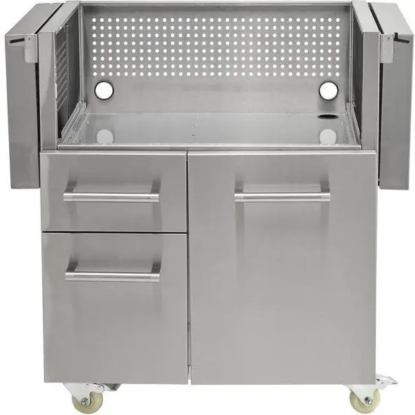 Coyote C3Ftcart Flat Top Grill Rolling Cart With Storage 1