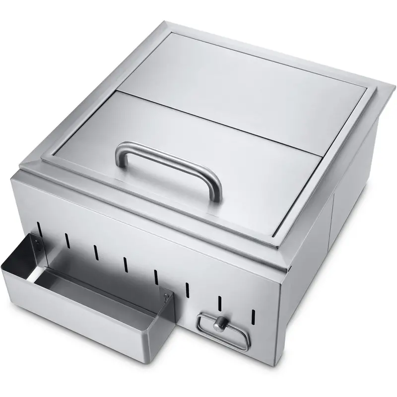 Crown Verity Built-In Ice Chest – Infinite Capacity Stainless Steel Chiller For Food Trucks & Catering 1
