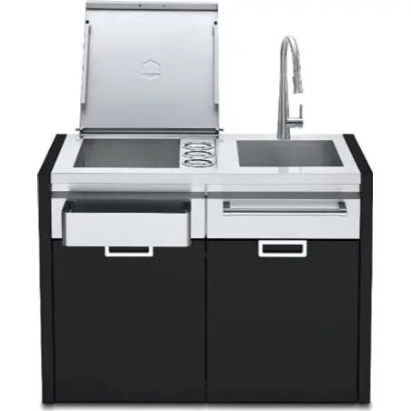 Crown Verity Ibc42Am-2D Heavy-Duty Beverage Service Module With Dual Drawer Configuration 1