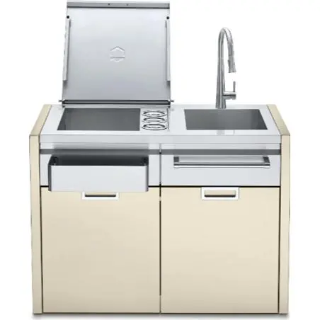 Crown Verity Ibc42Aw-Wh Aluminum-Clad Beverage Center With Hot Water Heater 1