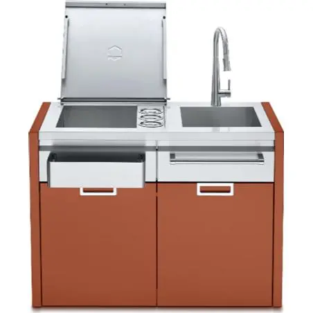 Crown Verity Ibc42Rr-Gh Stainless Beverage Unit Featuring Waste Compartment 1