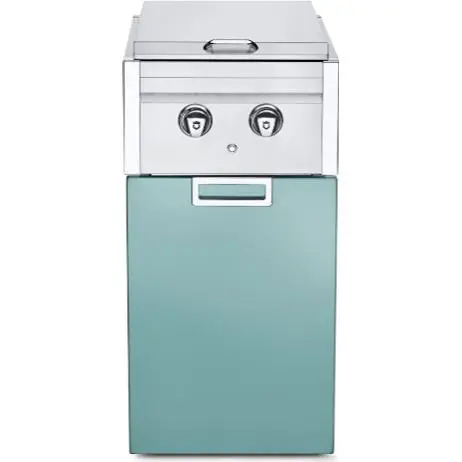 Crown Verity Infinite Modular Outdoor Cabinet With Dual Side Burners & Integrated Garbage Holder – Icm-Sbnggt-Gh 1