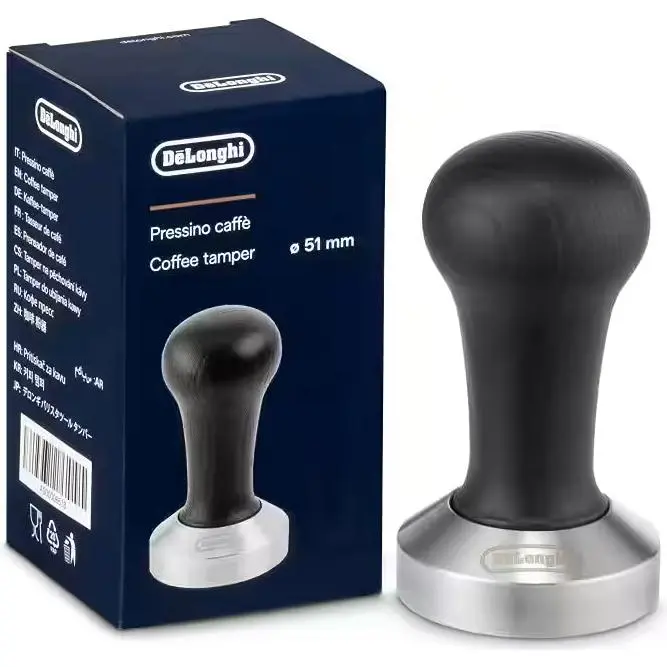 De'Longhi Adjustable Espresso Tamper – Matte Black Finish (Dlsc080) 1