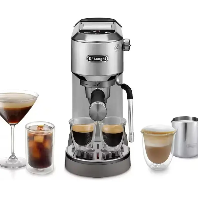 De’Longhi Dedica Duo Dual-Boiler Espresso Machine – Ec890.M 1