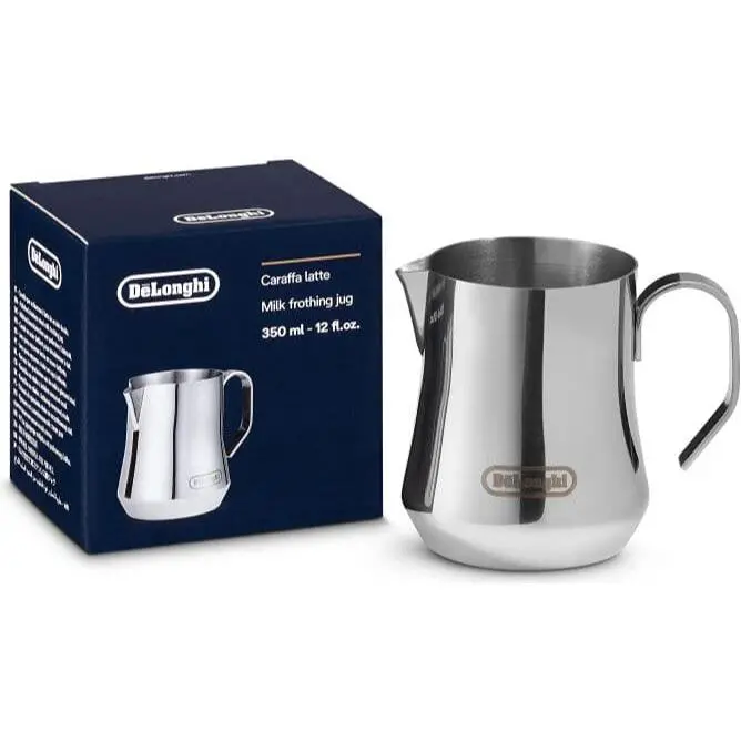 De'Longhi Professional Milk Frothing Pitcher – 400 Ml, Polished Stainless (Dlsc060) 1