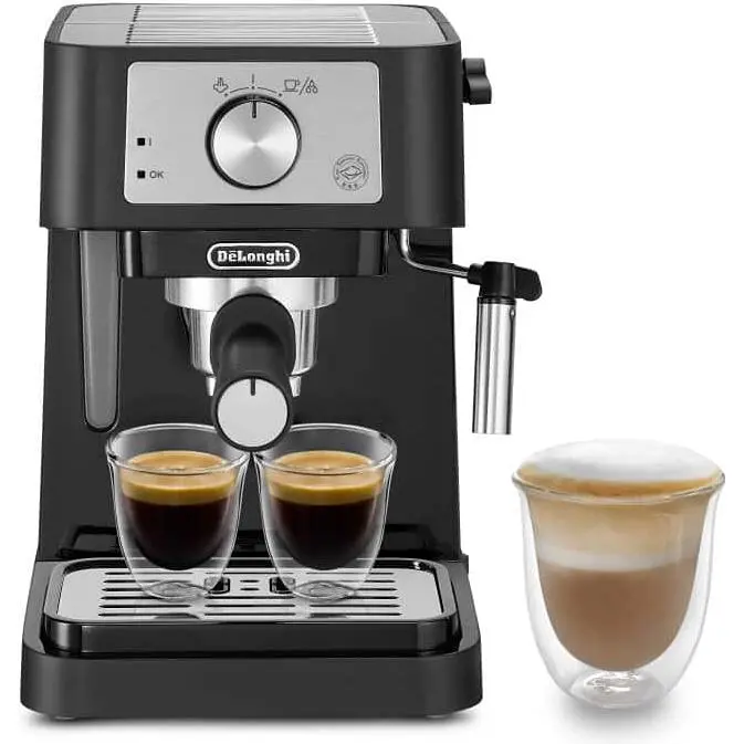 De'Longhi Stilosa Manual Espresso Machine – Compact Black Model (Ec260Bk) 1