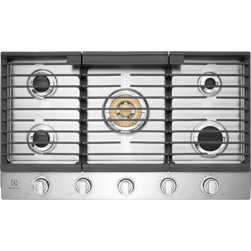 Electrolux 36-Inch Built-In Gas Cooktop – Sealed Burners, Stainless Frame (Eccg3668As) 1