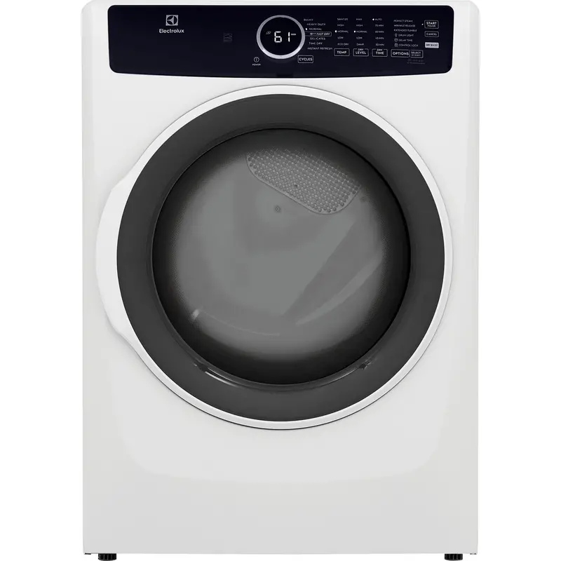 Electrolux 8.0 Cu. Ft. Gas Dryer With 7 Smart Dry Cycles – Elfg7437Aw 1