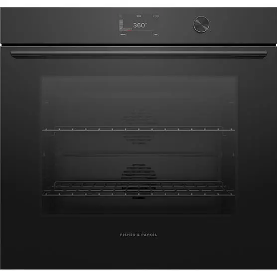 Fisher & Paykel 30" Single Wall Oven – 4.9 Cu. Ft. Built-In Black Stainless Convection Touch Ob30Scptdb3 1