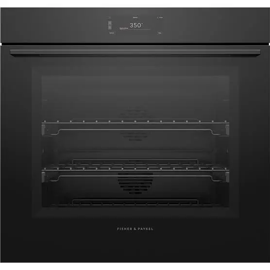 Fisher & Paykel 30" Single Wall Oven – 4.9 Cu. Ft. Built-In Black Stainless Microwave Combo Ob30Smpub3 1