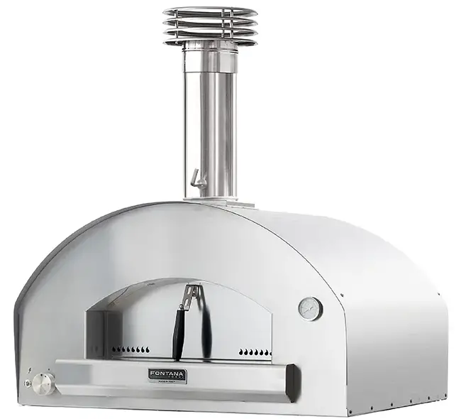 Fontana Forni Ftfir-H-S Firenze Propane & Wood Countertop Pizza Oven 1