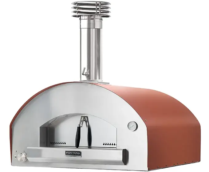Fontana Forni Ftrom-H-R Roma Propane & Wood Countertop Pizza Oven (Napoli Style) 1