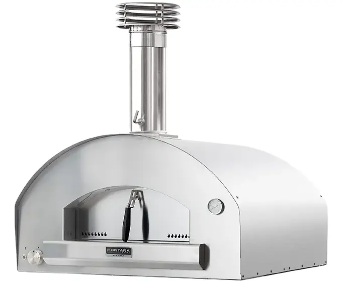 Fontana Forni Ftrom-H-S Roma Propane & Wood Countertop Pizza Oven (Napoli Style) 1