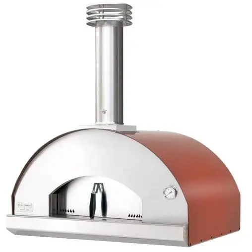 Fontana Forni Mangiafuoco Ftmf-R – Rustic-Finish Countertop Wood Pizza Oven 1