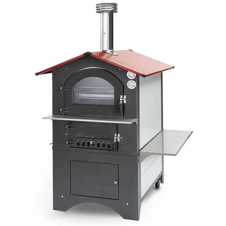Fontana Forni Rosso Ca-Rosso-80X54Av Outdoor Wood-Fired Pizza Oven 1