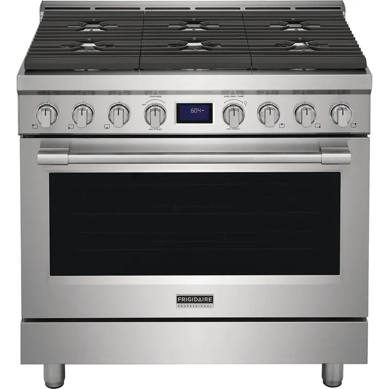 Frigidaire Professional Freestanding Gas Range – 36", True Convection Cooking (Pcfg3670Af) 1