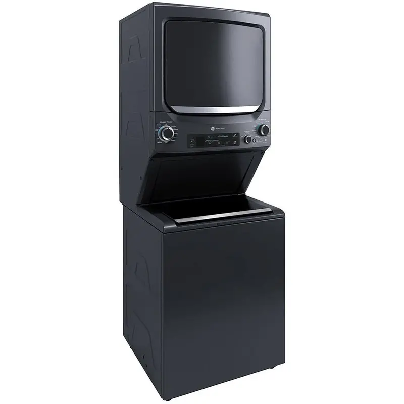 Ge Gud57Eemtdg Stacked Laundry Center – 27" Electric Washer & Dryer Combo With Smart Features 1