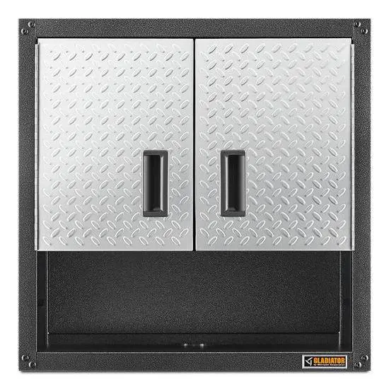 Gladiator Garageworks Wall-Mounted Garage Cabinet – 28" Deep, Yellow Finish (Gawg28Kdyg) 1