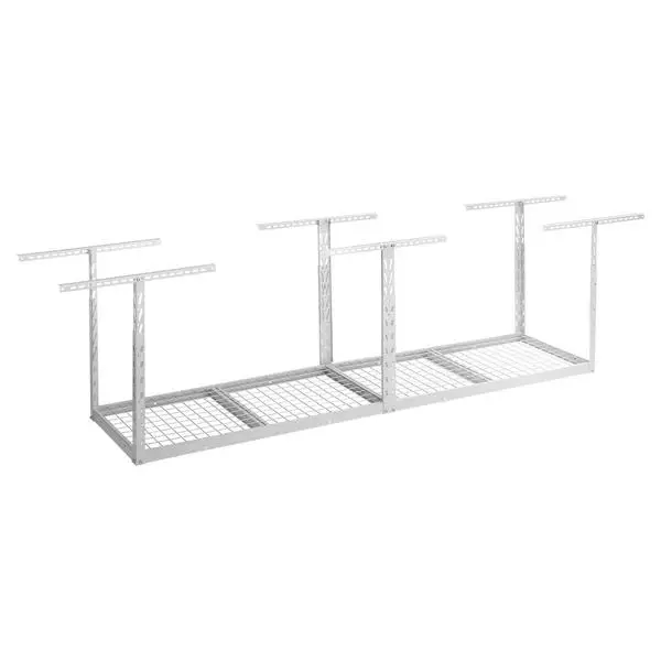 Gladiator Gearloft Overhead Storage Rack – 2 Ft X 8 Ft, White (Gals28M2Kw) 1