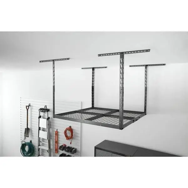 Gladiator Gearloft Overhead Storage Rack – 4 Ft X 4 Ft, Black (Gals44M2Kg) 1