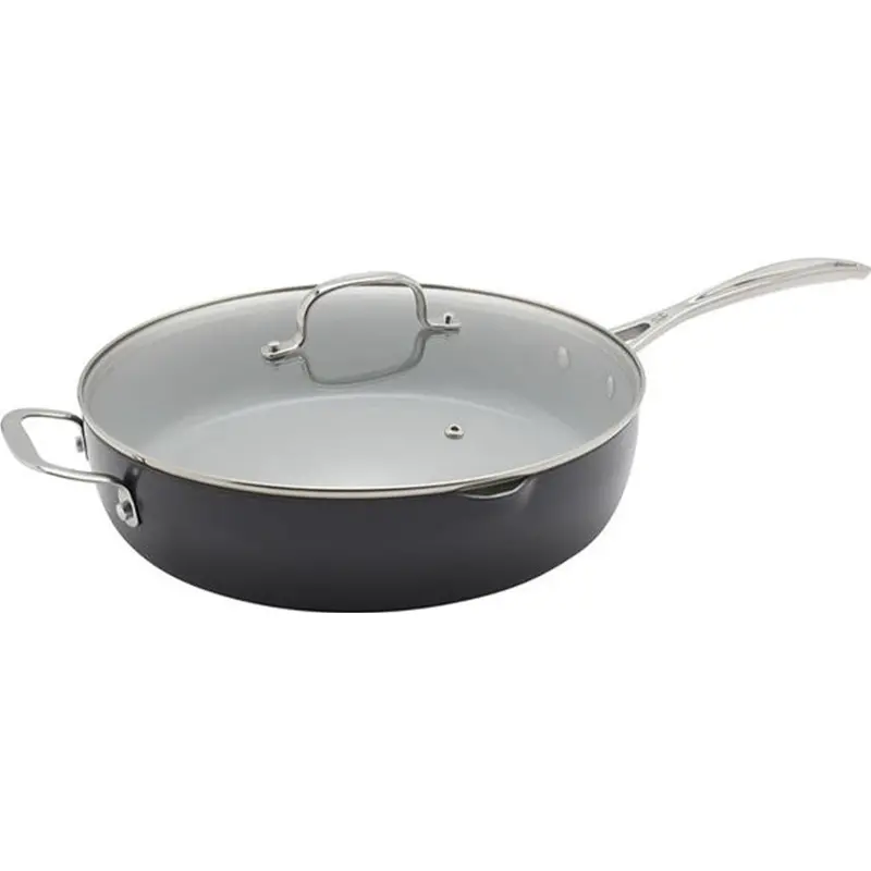 Henckels 2-Piece Everyday Saute Pan Set – Nonstick Cookware With Tempered Glass Lid (Model 1030033) 1