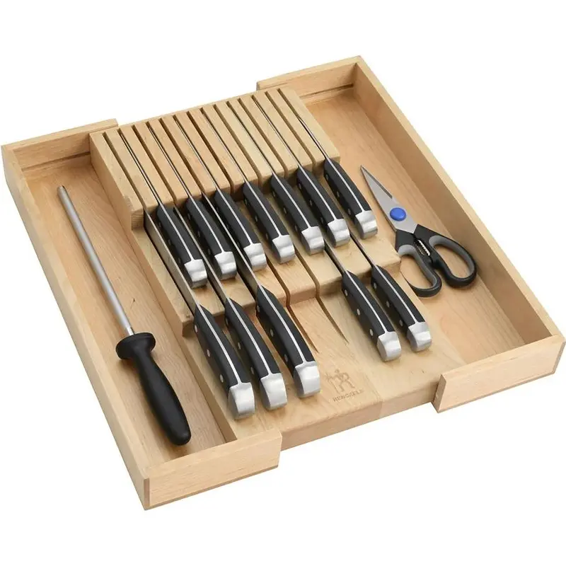 Henckels Statement 15-Piece Knife Set With Drawer Tray – Premium Forged Cutlery + Organized Storage (Model 1033843) 1
