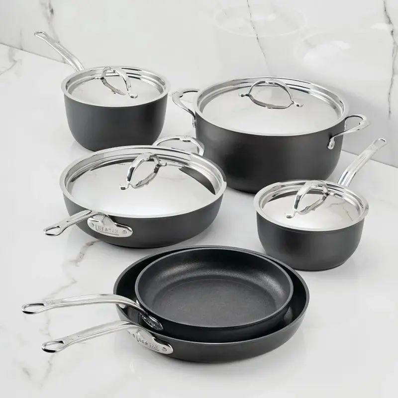 Hestan Titum Nonstick 10-Piece Cookware Set – Complete Kitchen Bundle (Model 19585) 1