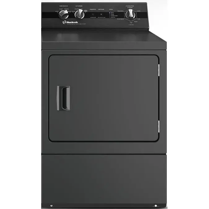 Huebsch 7.0 Cu. Ft. Standard Electric Dryer In Black – Zde6Arys177Cb01 1