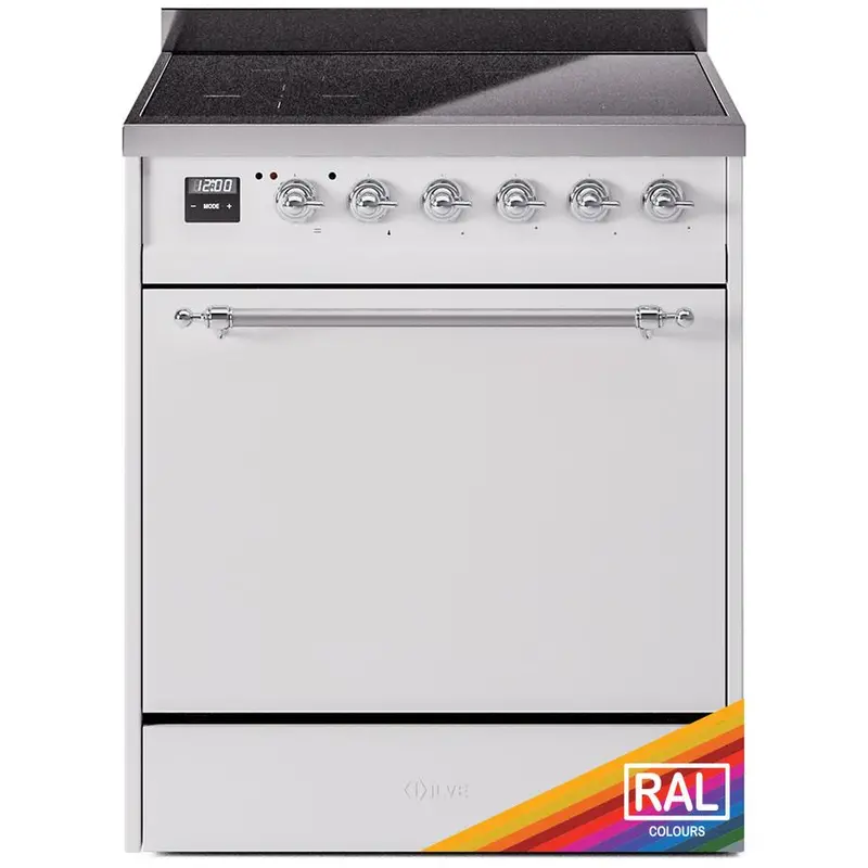 Ilve 30-Inch Freestanding Induction Range – Rustic Amber With Pro Panel (Model Upi304Qnmprac) 1