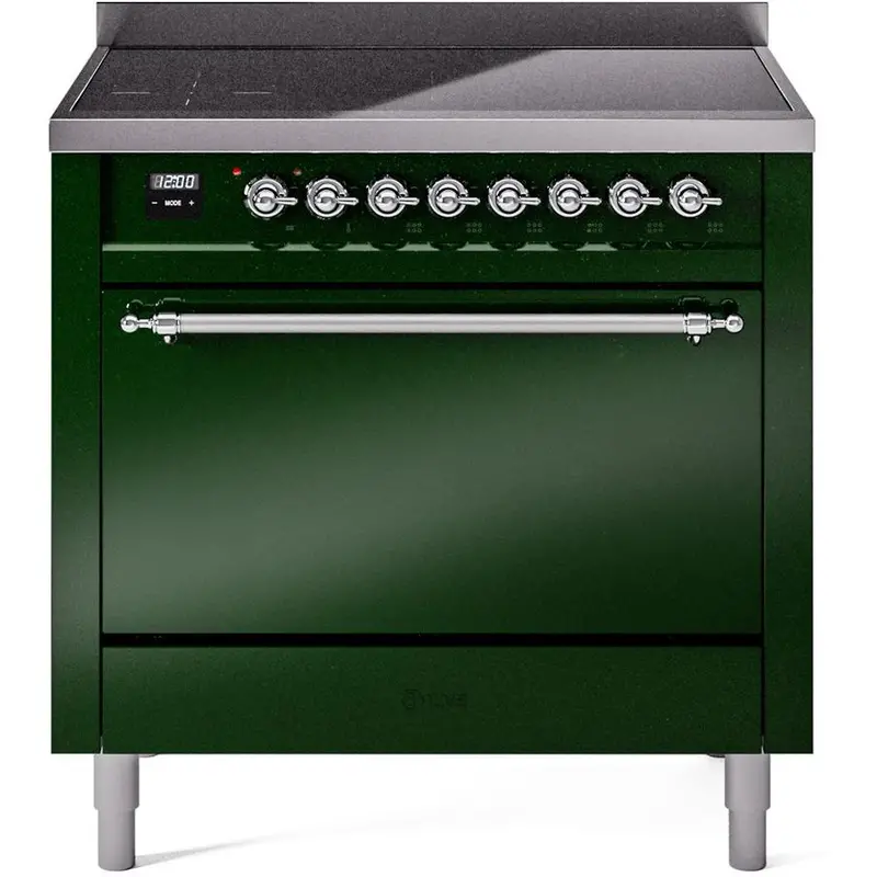 Ilve 36" Freestanding Induction Range – Espresso Copper (Upi366Qnmpegc) 1