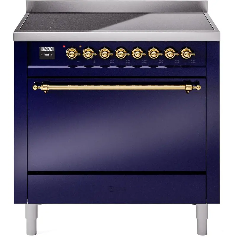 Ilve 36" Freestanding Induction Range – Matte Black Graphite (Upi366Qnmpmbg) 1