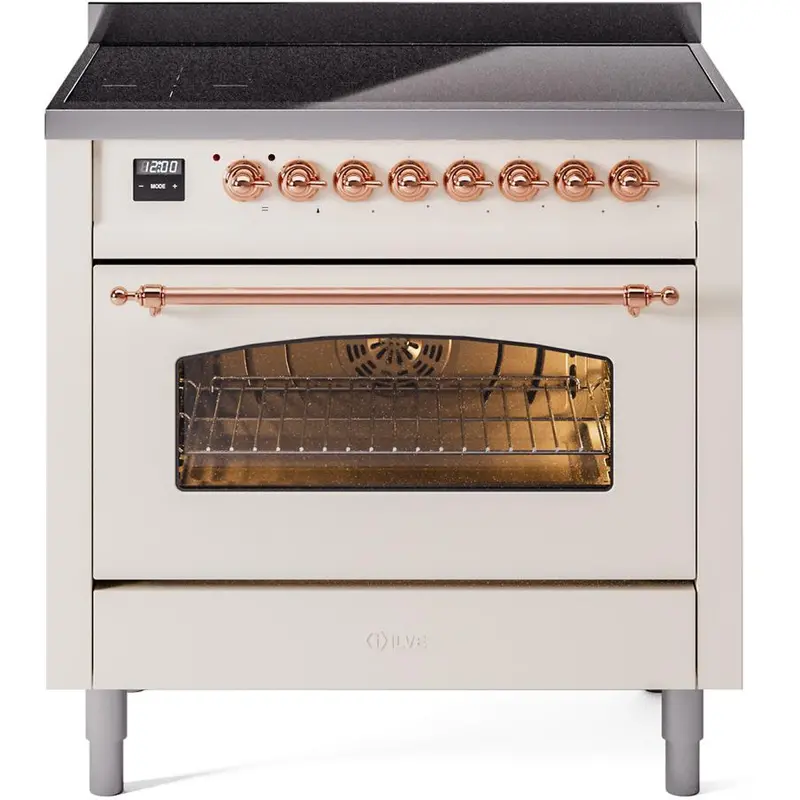 Ilve 36-Inch Freestanding Induction Range – Arctic White Finish (Model Upi366Nmpawp) 1