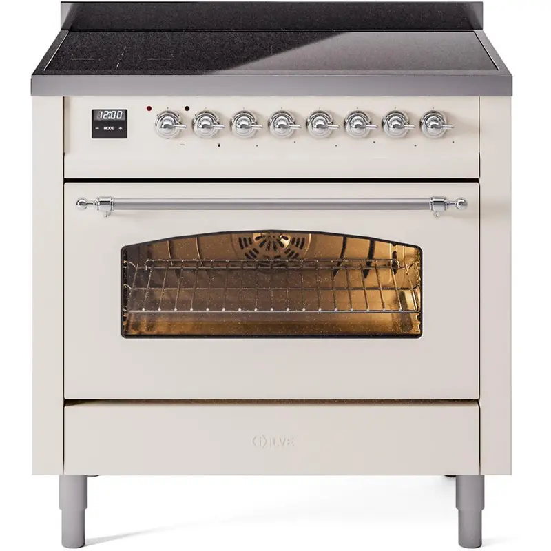 Ilve 36-Inch Freestanding Induction Range – Cloud White Finish (Model Upi366Nmpawc) 1
