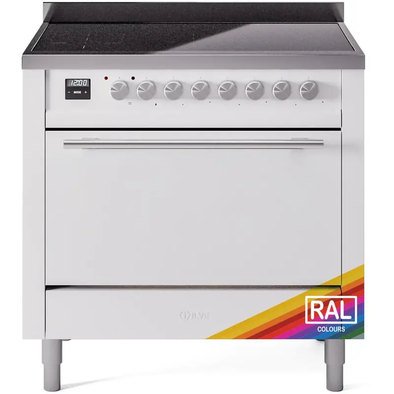Ilve 36-Inch Freestanding Induction Range – Red Finish (Model Upi366Qmpra) 1