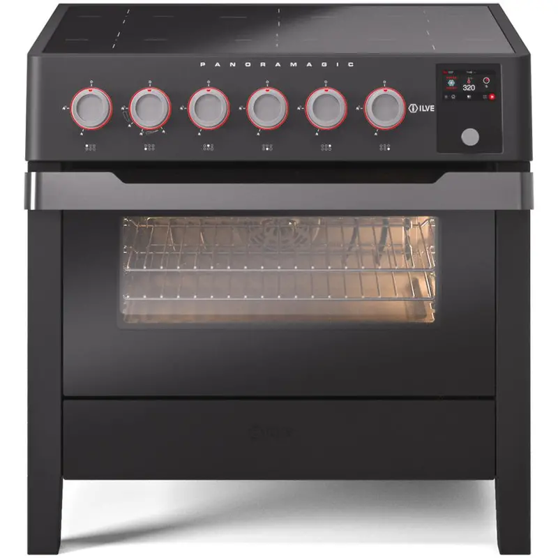 Ilve 36-Inch Freestanding Induction Range – Sleek Stainless Upmi09S3Mk 1