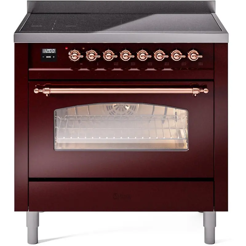 Ilve 36-Inch Freestanding Induction Range – Stainless Steel Finish (Model Upi366Nmpbup) 1