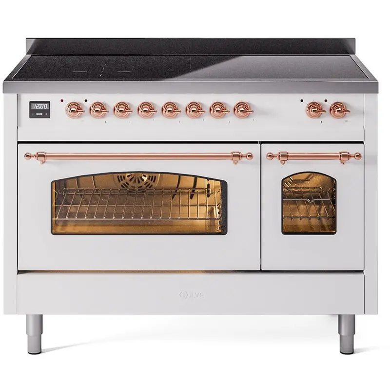 Ilve 48" Freestanding Induction Range – Matte Warm Grey (Upi486Nmpwhp) 1