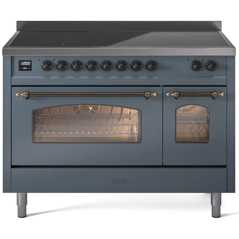 Ilve 48-Inch Freestanding Induction Range – Beige Finish (Model Upi486Nmpbgb) 1