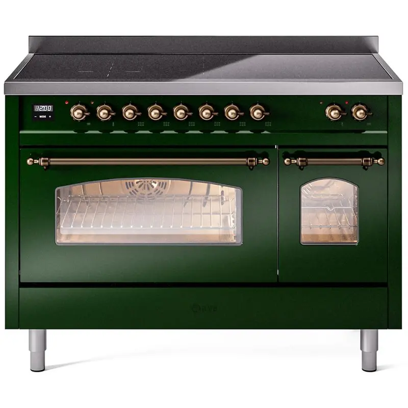 Ilve 48-Inch Freestanding Induction Range – Black Finish (Model Upi486Nmpegb) 1