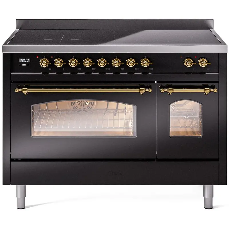 Ilve 48-Inch Freestanding Induction Range – Bronze Finish (Model Upi486Nmpbkg) 1