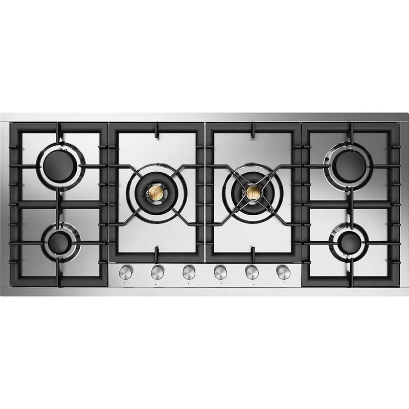 Ilve 48-Inch Sleek Stainless Built-In Gas Cooktop – Model Uhcpt125Ss 1