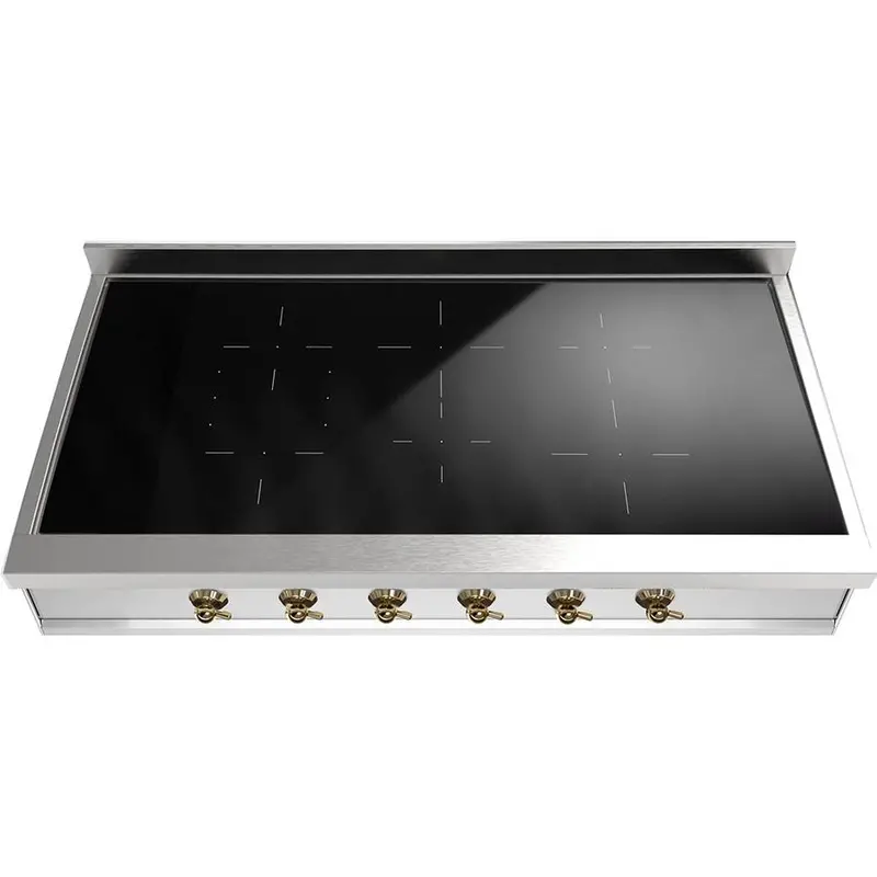 Ilve 48-Inch Stainless Steel Built-In Induction Rangetop – Uhcpi486Nssg 1